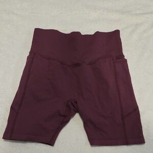 Victoria's Secret Burgundy Athletic Shorts